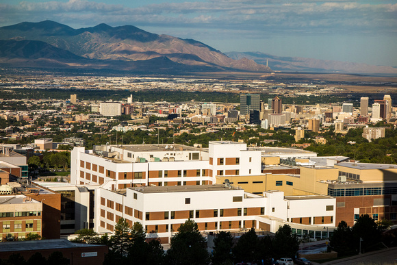 University Hospital in the foreground. 8-14-14