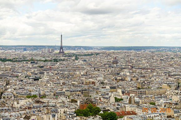 View from Sacre Coeur Basilica, May 2015