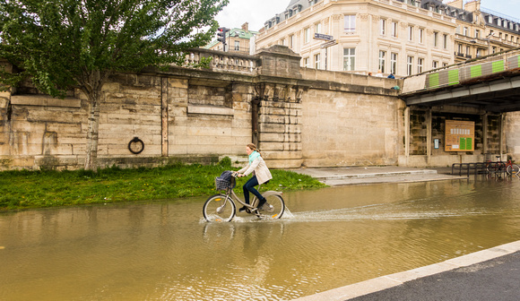 Seine River overflowing, May 2015