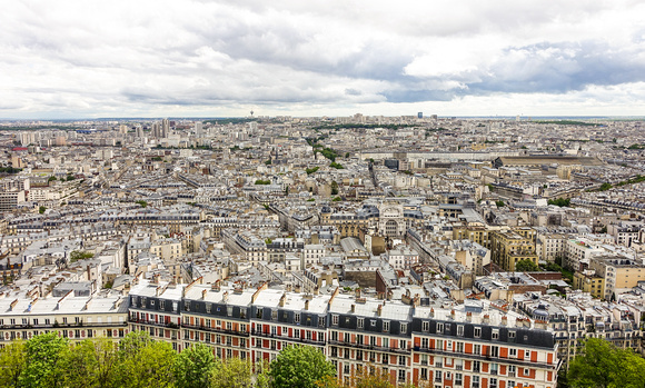 View from Sacre Coeur Basilica, May 2015