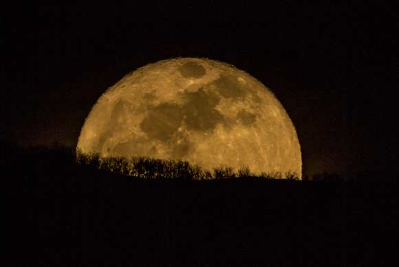 Moon rise, Salt Lake City 2011