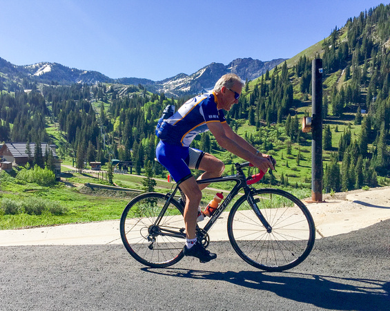 Biked up to Alta, 6-17-15