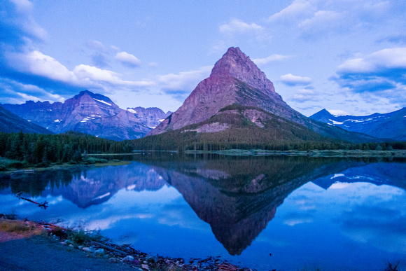 Mount Grinnell. Swiftcurrent Lake