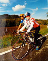 Gillean with Andy Hampsten