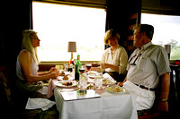 On the Blue Train from Johannesburg to Cape Town