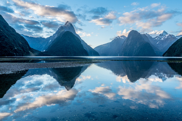 Evening at Milford Sound