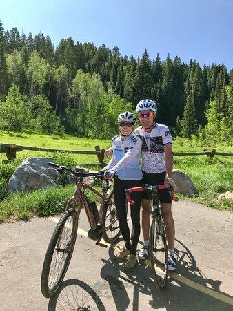 Top of Millcreek Canyon with Gillean. 6-30-17