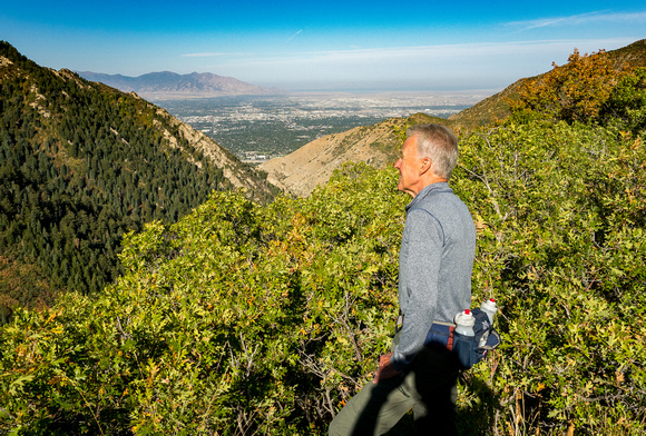 Desolation Trail overlooking Salt Lake City 9-12-18
