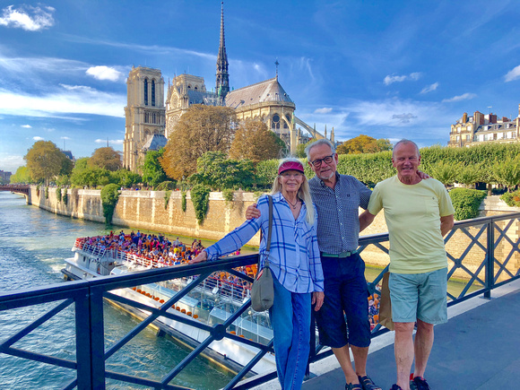 Gillean, Erik, Peter Andreas, Notre Dame, September 2018