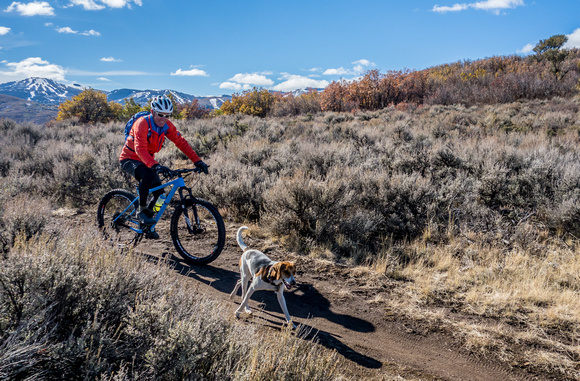 Biking with Walter in Roung Valley 10-21-18