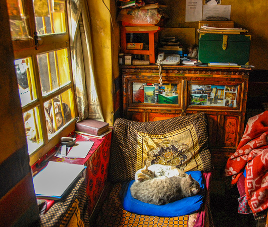 Nun's living quarter, Lhasa