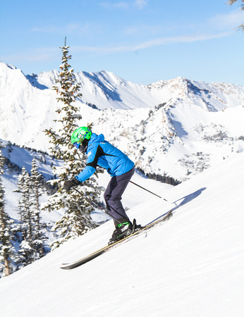 Jake skiing at Alta 1/2/19