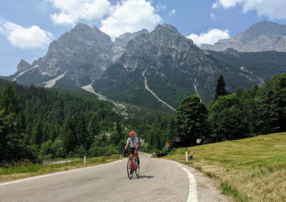 Tanya in Dolomites July 2019