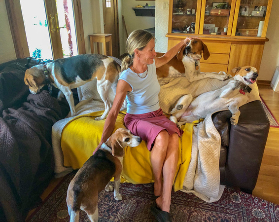 Tanya and her dogs 8/22/19