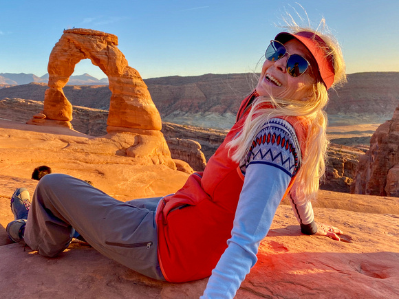 Delicate Arch with Gillean 10/19