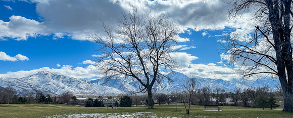 View from Sugarhouse Park 3/6/24