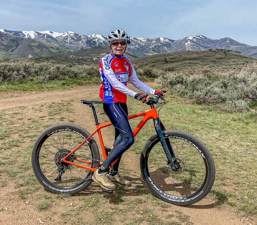 Gillean, first Mt Bike ride, Round Valley 5/12/20