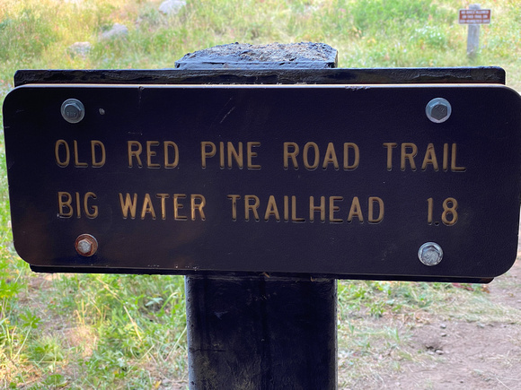 Red Pine Road trail 8/21/20