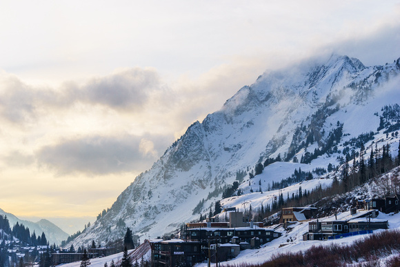 Alta in early evening. 12-17-14