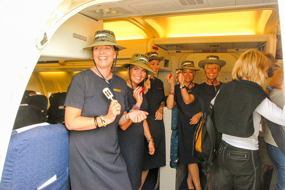 Icelandair stewardesses