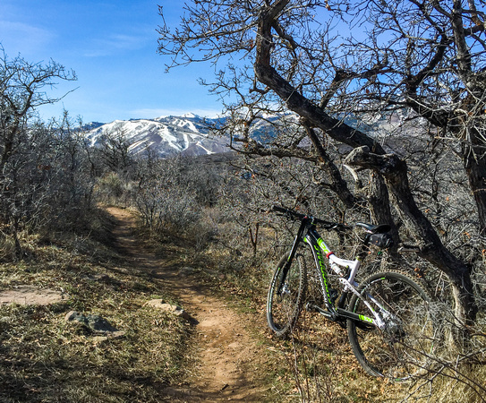 Round Valley 3-22-15  There are 400 miles of trails within 30 min from Salt Lake City!