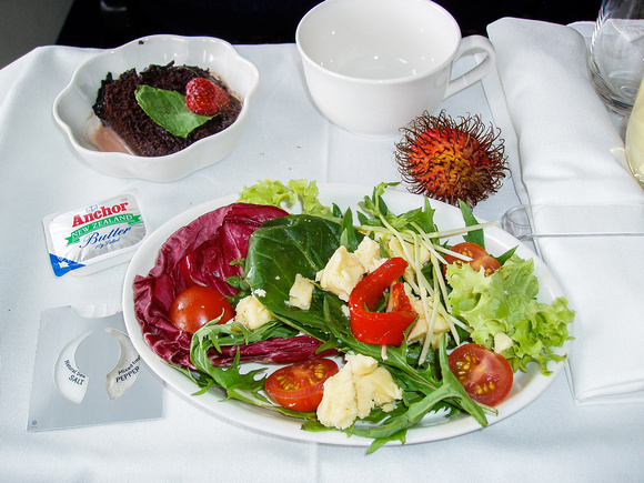 Salad for lunch, Icelandair