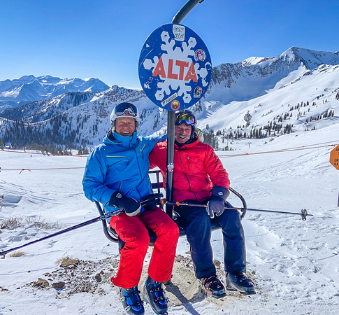 Alta skiing 1/27/22